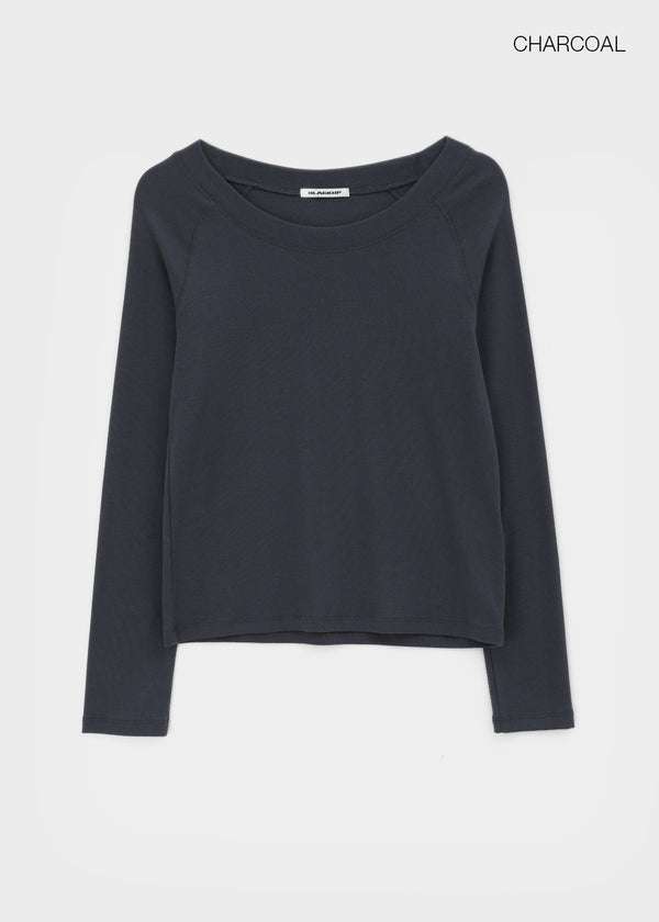 [MADE] Berun Wide Neck Long Sleeve Tee