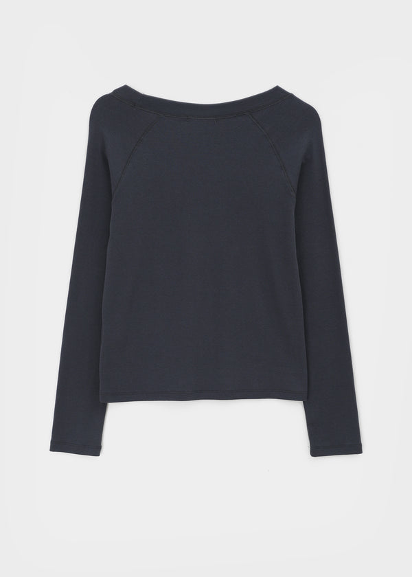 [MADE] Berun Wide Neck Long Sleeve Tee