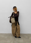 [MADE] Bassini Layered U-Neck Knit