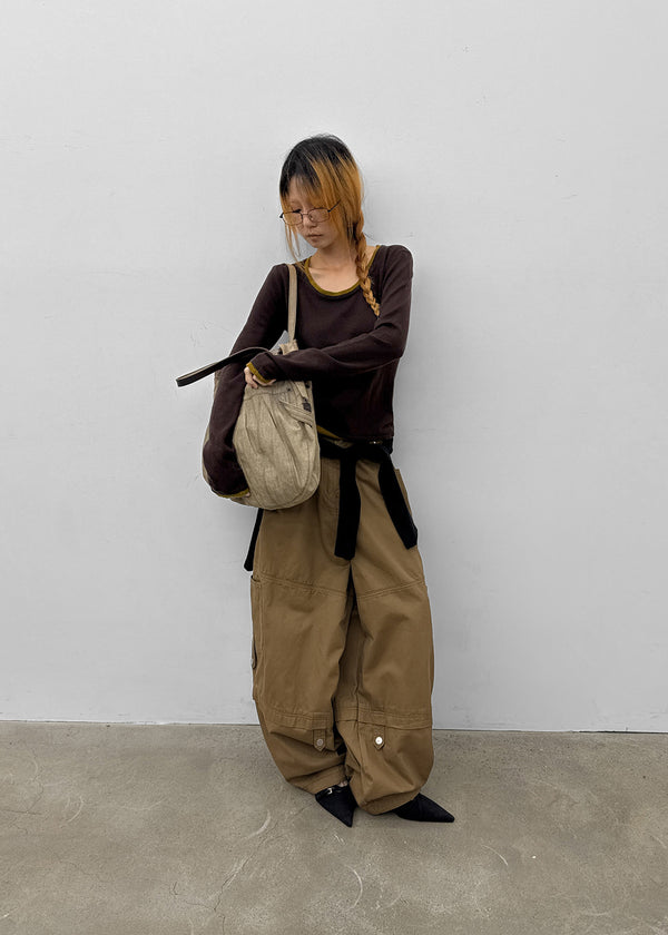 [MADE] Bassini Layered U-Neck Knit