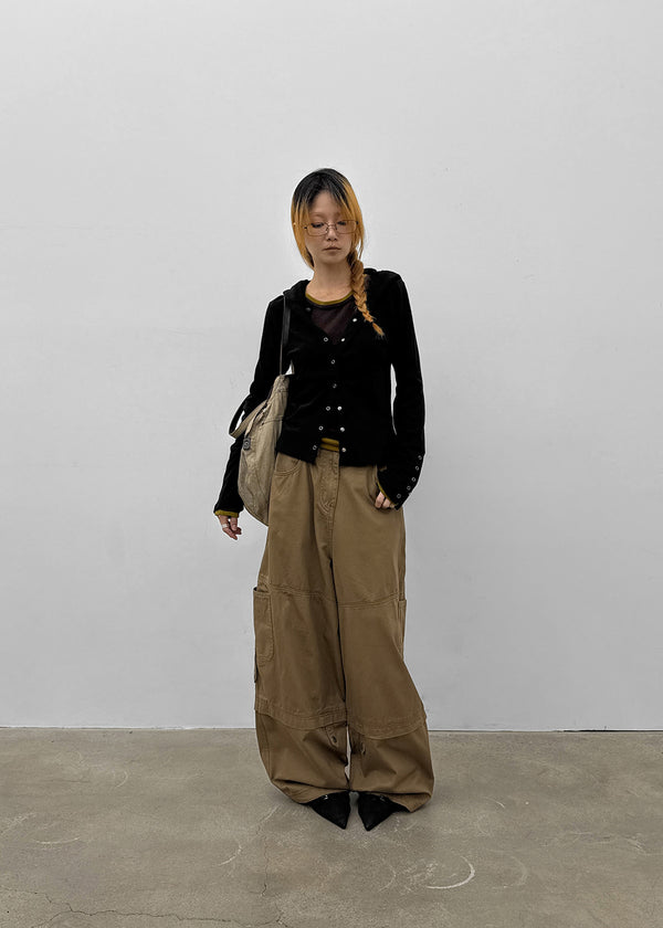 Poe Solid Cargo Pants