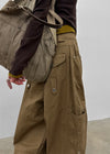 Poe Solid Cargo Pants