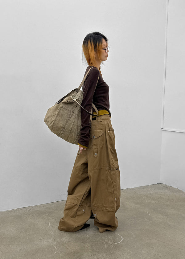 Poe Solid Cargo Pants