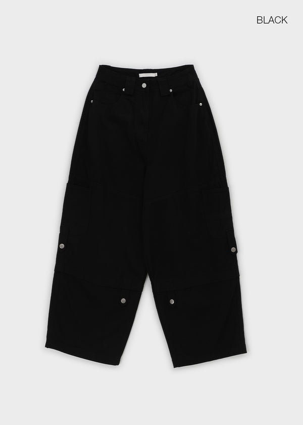 Poe Solid Cargo Pants