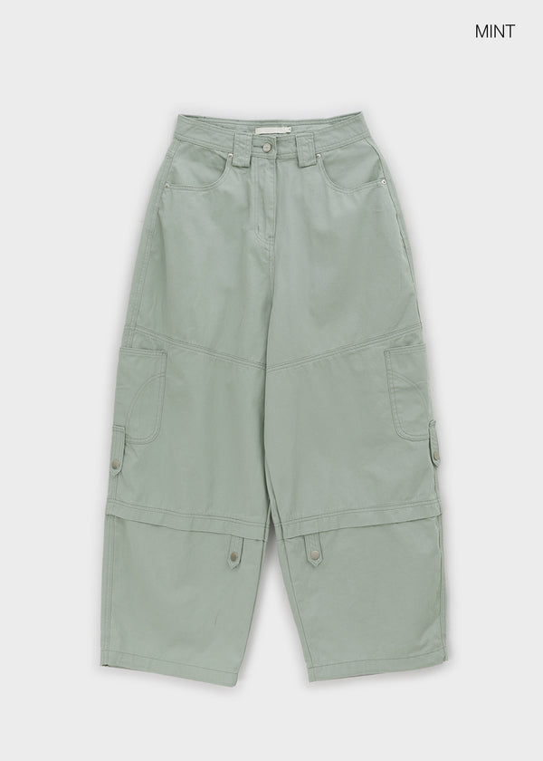 Poe Solid Cargo Pants