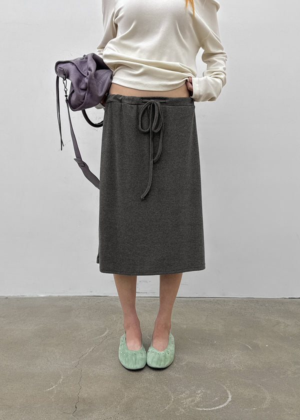 Day string midi skirt