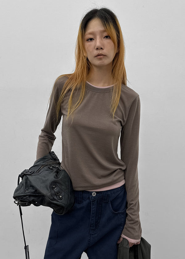 [MADE] Turon Layered Long Sleeve Tee