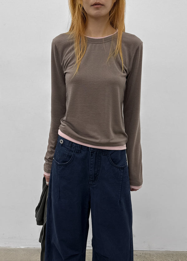 [MADE] Turon Layered Long Sleeve Tee