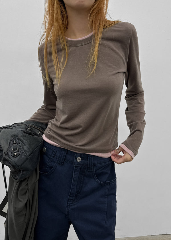 [MADE] Turon Layered Long Sleeve Tee