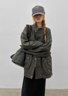 Fuzz Wash Cargo Field Jacket