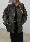 Fuzz Wash Cargo Field Jacket