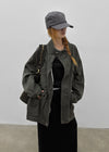 Fuzz Wash Cargo Field Jacket