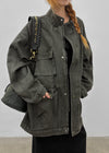 Fuzz Wash Cargo Field Jacket