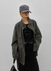 Fuzz Wash Cargo Field Jacket