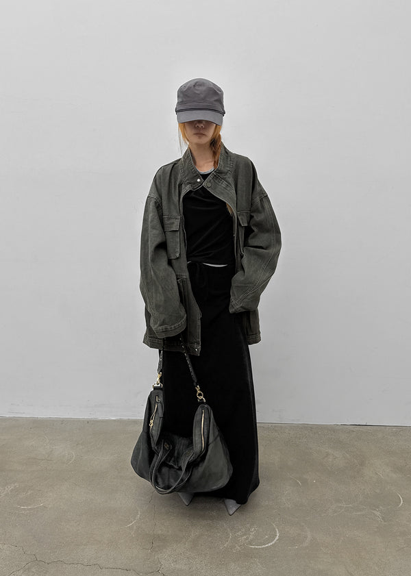 Fuzz Wash Cargo Field Jacket