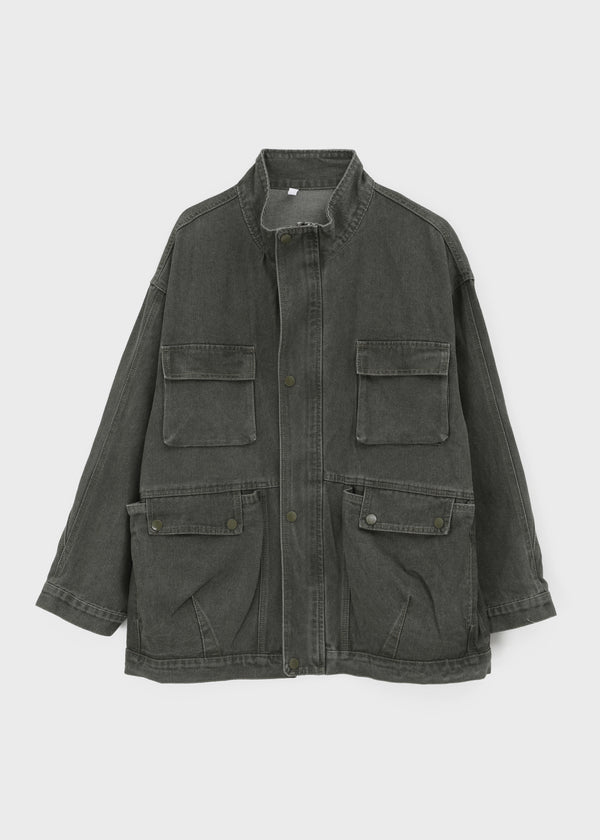 Fuzz Wash Cargo Field Jacket
