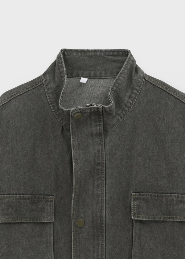 Fuzz Wash Cargo Field Jacket