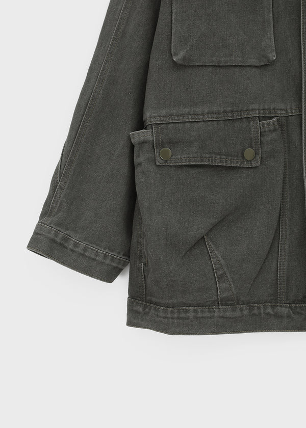 Fuzz Wash Cargo Field Jacket