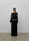 [MADE] Mibel Knit-like Maxi Long Skirt
