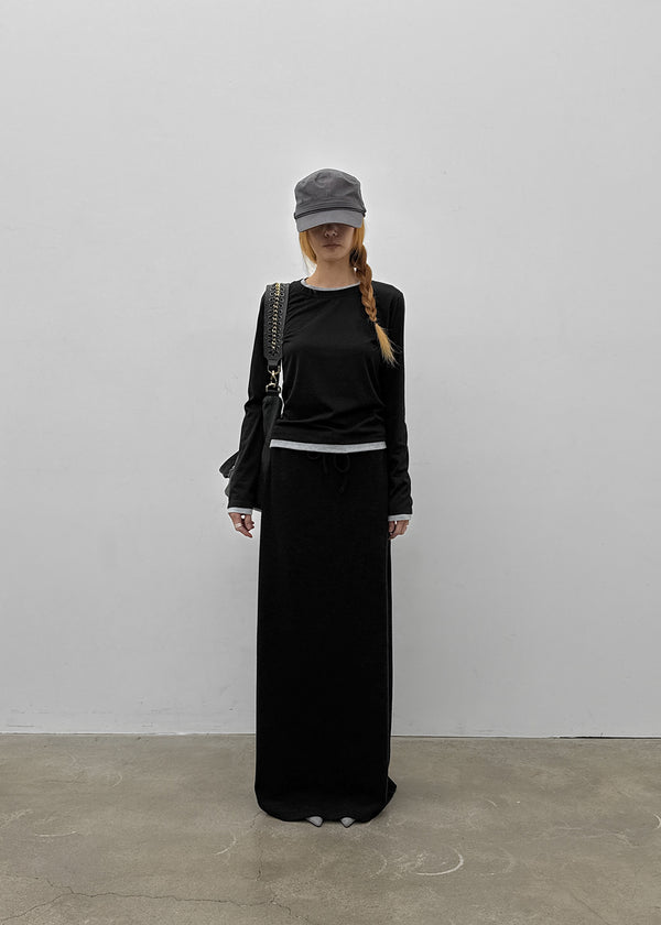 [MADE] Turon Layered Long Sleeve Tee