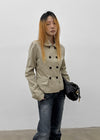 Romance double-button trench jacket