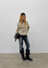 Baddie Low Washed Bootcut Denim Pants