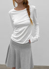Odd Flare Midi Skirt
