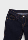 Tech stitch non-fade bootcut denim pants