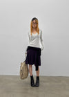 Odd Flare Midi Skirt