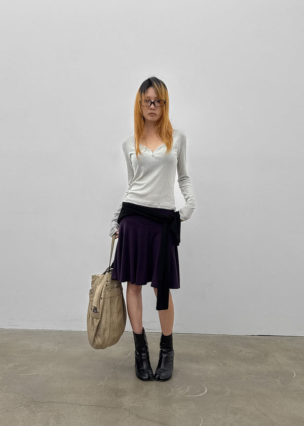 Odd Flare Midi Skirt