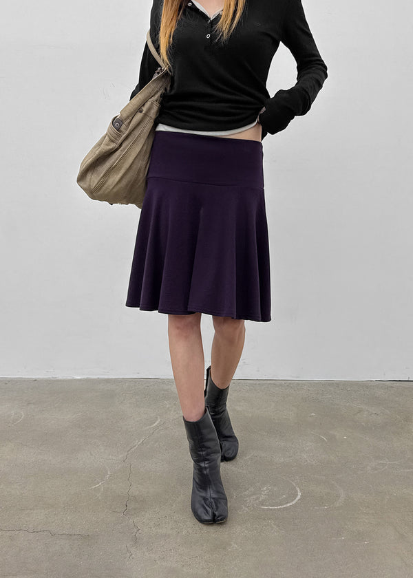 Odd Flare Midi Skirt