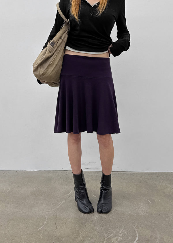 Odd Flare Midi Skirt