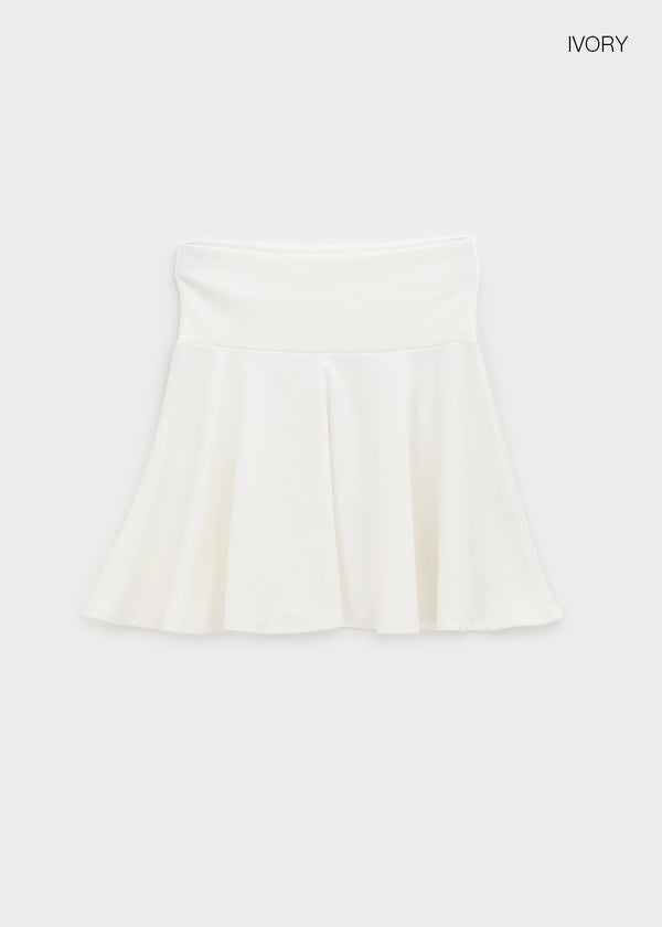 Odd Flare Midi Skirt