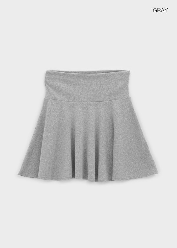 Odd Flare Midi Skirt