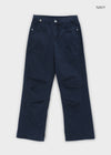 (UNISEX) SDU Washed Cut-out Cotton Pants