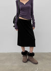 Day string midi skirt