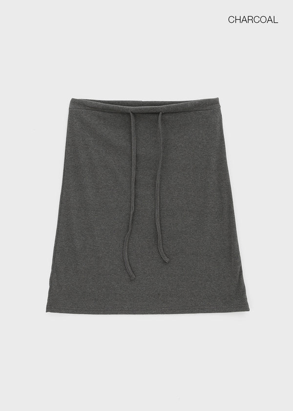 Day string midi skirt