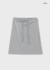 Day string midi skirt