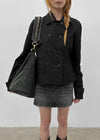 Romance double-button trench jacket