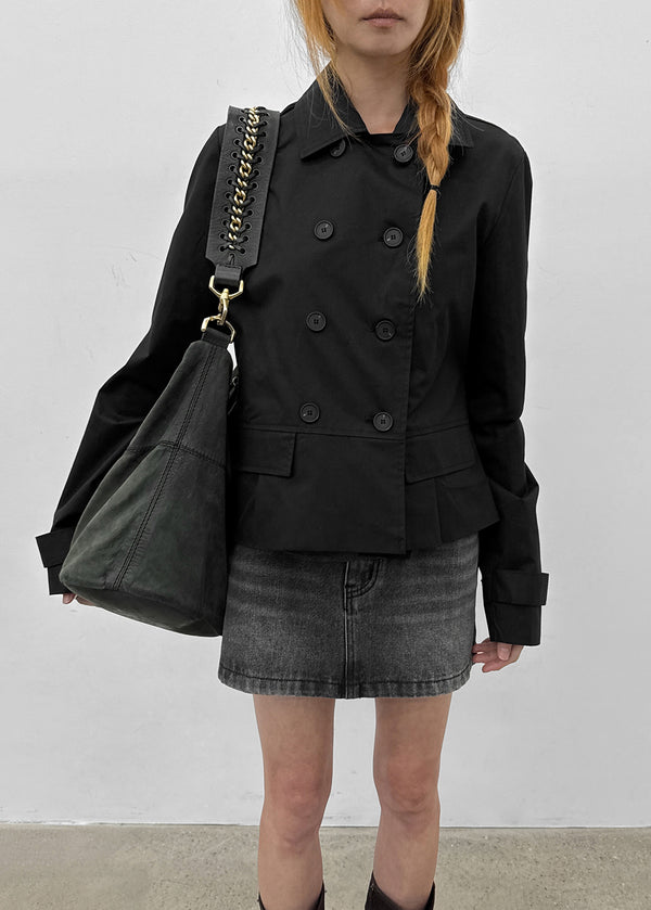 Romance double-button trench jacket