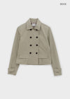 Romance double-button trench jacket