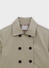 Romance double-button trench jacket
