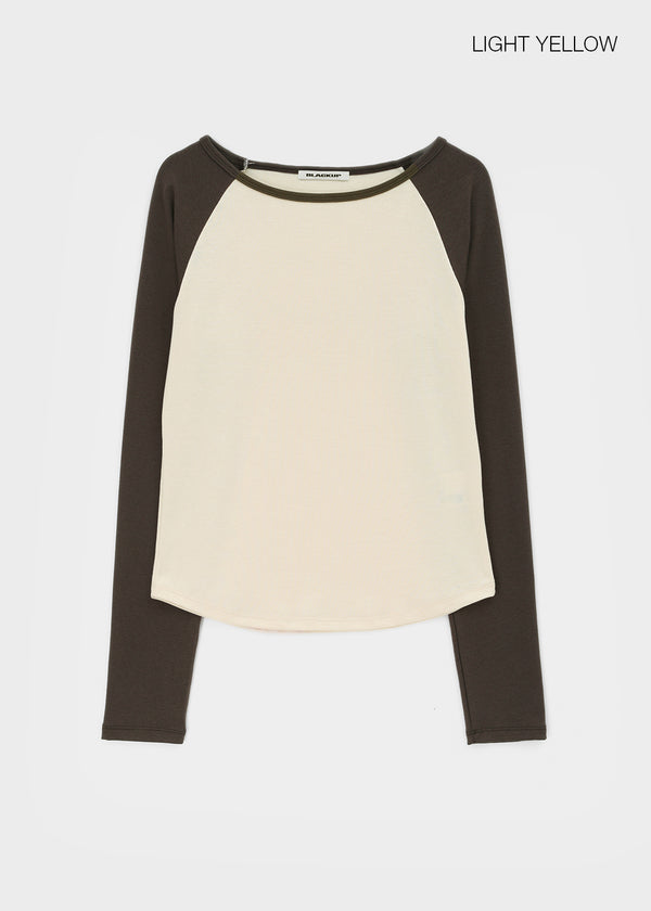 [MADE] Grande Soft Raglan Long Sleeve Tee