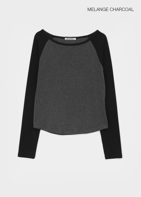 [MADE] Grande Soft Raglan Long Sleeve Tee