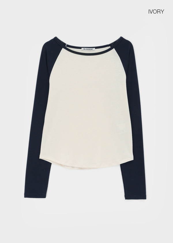 [MADE] Grande Soft Raglan Long Sleeve Tee