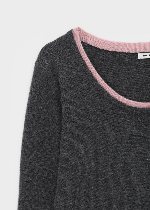 [MADE] Bassini Layered U-Neck Knit