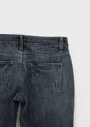 Baddie Low Washed Bootcut Denim Pants