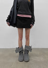 Dejeu studded miniskirt