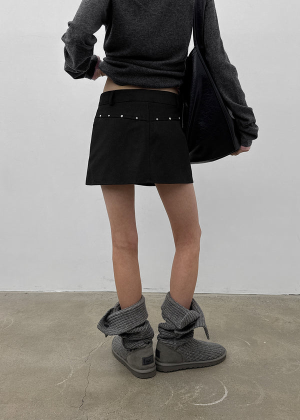 Dejeu studded miniskirt