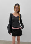 Dejeu studded miniskirt